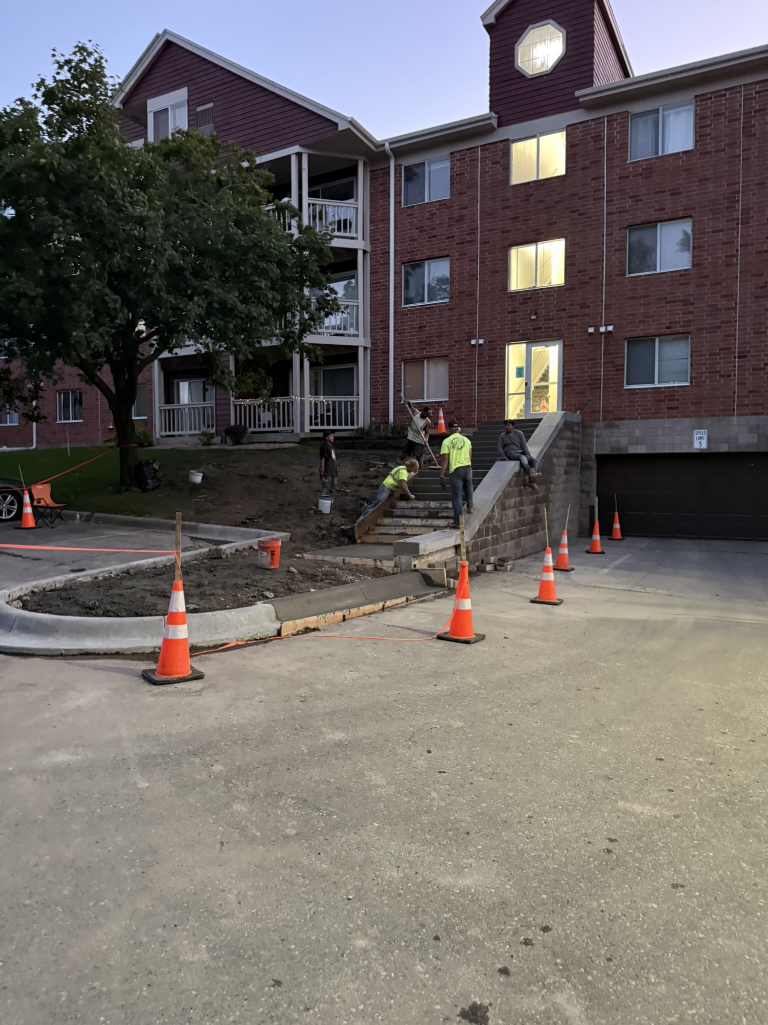 Fountain progress