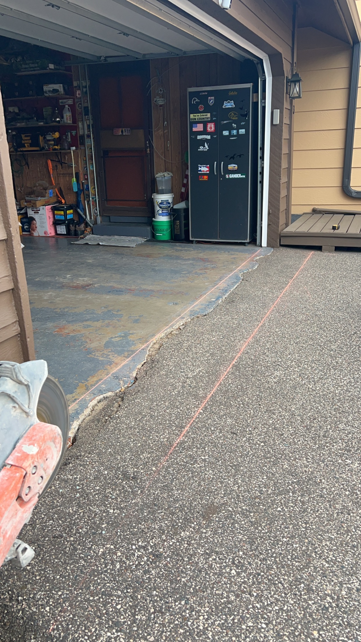 Apron before