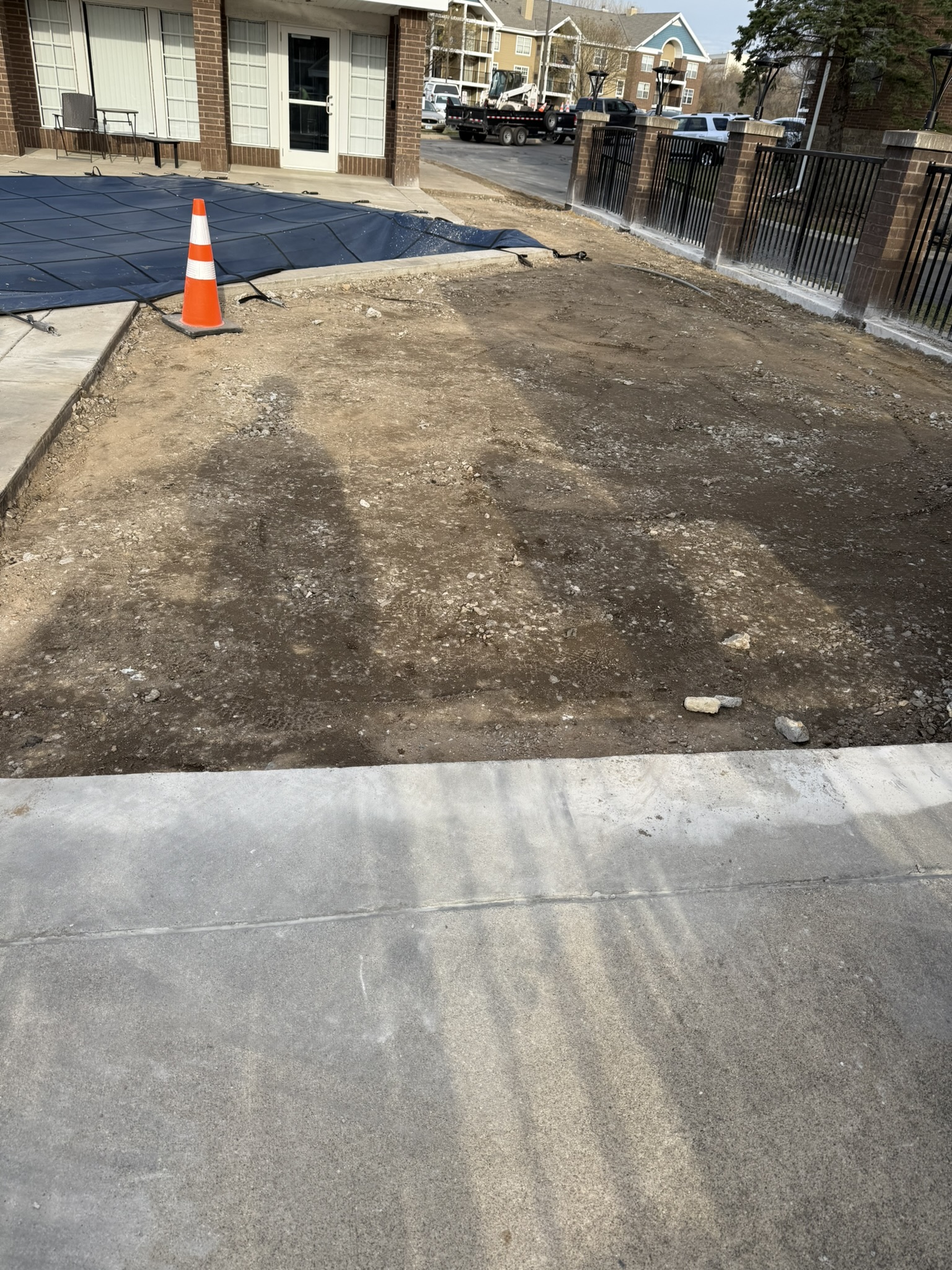 Pool excavated