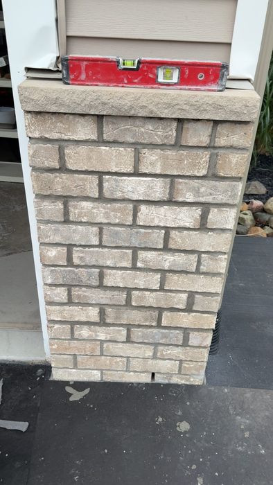 Garage Masonry Fix: Completion