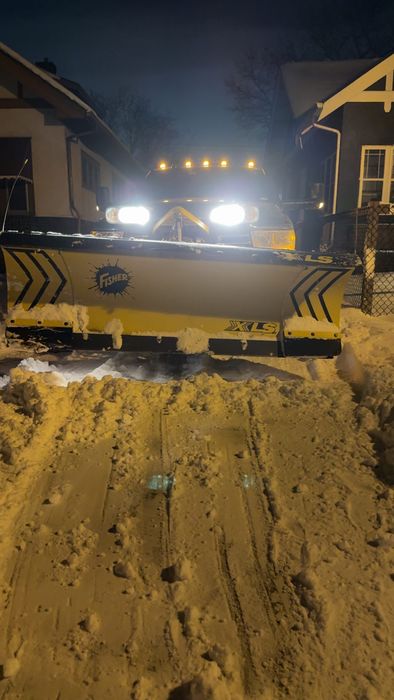 Snow Plow On Truck